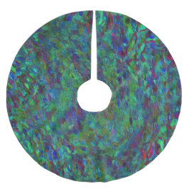 Essentieel van een pacock kerstboom rok