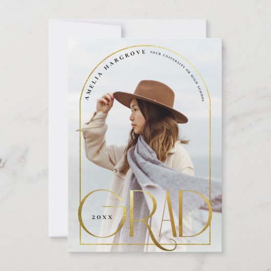 Essentiële | Aankondiging Afstuderen foto Lijst Ar (Voorkant)