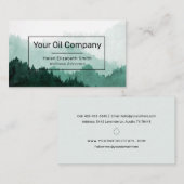 Essentiële bodems voor het landschap in de waterve visitekaartje (Voorkant / Achterkant)