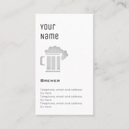 "Essentiële" brouwerijprijskaarten Visitekaartje
