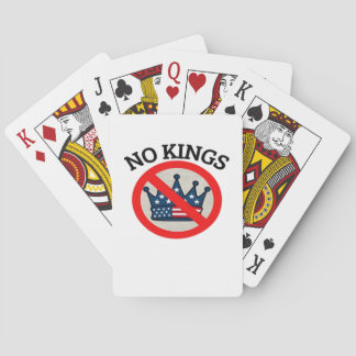 Essentiële creatieve stijl zonder koningen pokerkaarten