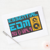 Essentiële EDM-Sticker Rechthoekige Sticker (Envelop)