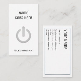 "Essentiële" elektrotechnische Visitekaartjes