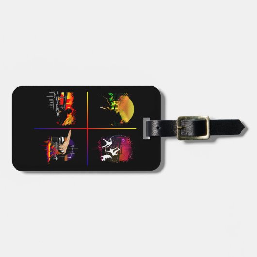 Essentiële elementen bagagelabel (Voorkant horizontaal)