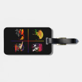 Essentiële elementen bagagelabel (Achterkant horizontaal)