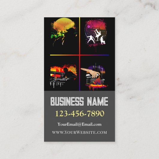 Essentiële elementen visitekaartje (Achterkant)