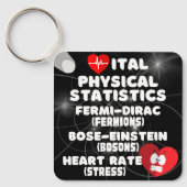 Essentiële fysieke statistieken sleutelhanger (Voorkant)