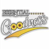 Essentiële goederen VinylSticker Sticker (Voorkant)