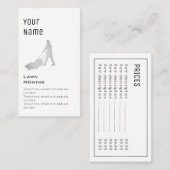 'Essentiële' grasmaakkaarten Visitekaartje (Voorkant / Achterkant)