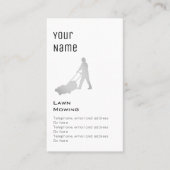 'Essentiële' grasmaakkaarten Visitekaartje (Voorkant)