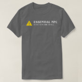 Essentiële NPC Grappige RPG T-shirt (Design voorkant)