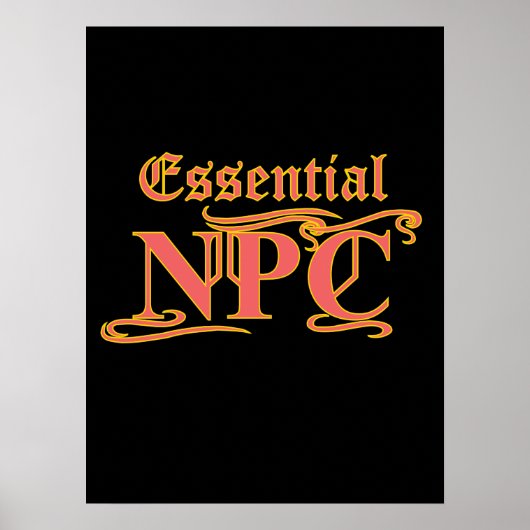 Essentiële NPC's maken geen gebruik van Maim Rob o Poster (Voorkant)