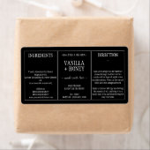 Essentiële olie Cosmetische fles wikkel rond Etiket (Insitu)