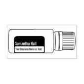Essentiële Olie Fles Zakelijk Rubber Art Stamp Rubberstempel (Afrduk)