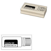 Essentiële Olie Fles Zakelijk Rubber Art Stamp Rubberstempel (Gestempeld)
