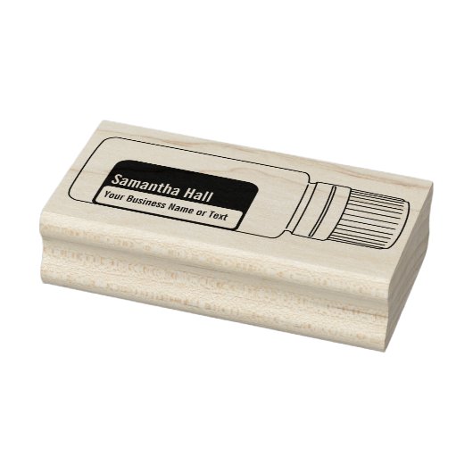 Essentiële Olie Fles Zakelijk Rubber Art Stamp Rubberstempel (Stempel)