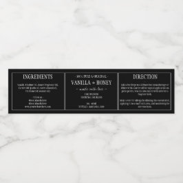 Essentiële Olie Label Waterfles Etiket