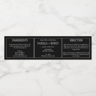 Essentiële Olie Label Waterfles Etiket