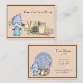 Essentiële olie of Visitekaartje van de spa met gn (Voorkant / Achterkant)