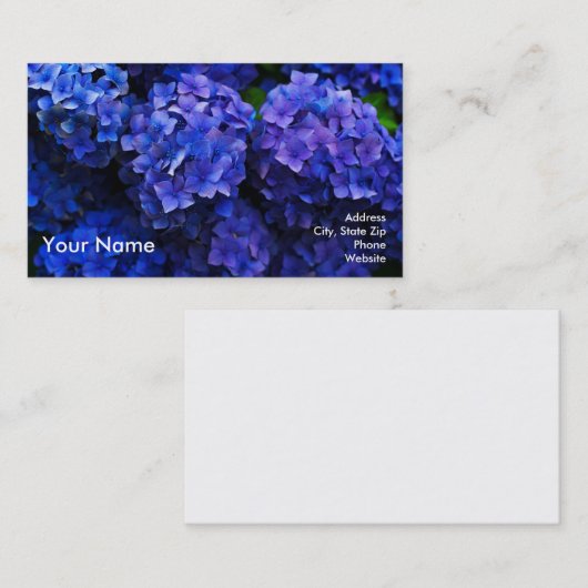 Essentiële olie-Visitekaartje Visitekaartje (Voorkant / Achterkant)