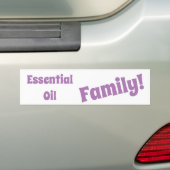 Essentiële oliefamilie bumpersticker (Op auto)