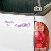 Essentiële oliefamilie bumpersticker (Op Truck)