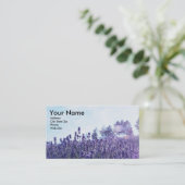 Essentiële oliehoudende Visitekaartjes met lavende (Staand voorkant)