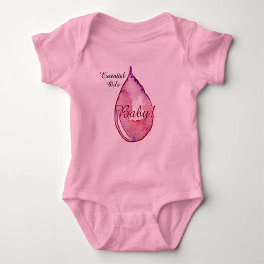 Essentiële oliën baby! romper (Voorkant)