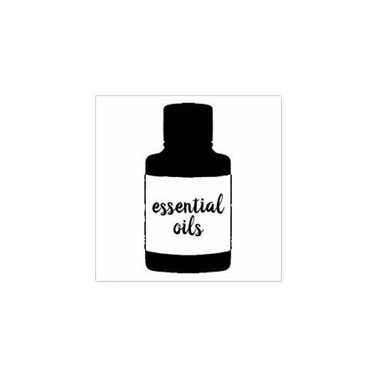 Essentiële Oliën Cosmetische Fles met Aangepaste T Rubberstempel (Afrduk)