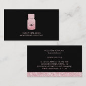 Essentiële oliën Fles Aromatherapie Visitekaartje (Voorkant / Achterkant)