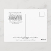 Essentiële Oliën Mythe/Feit Postkaart (Achterkant)