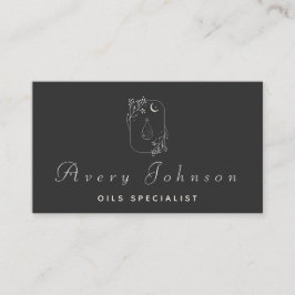 Essentiële oliën Specialist Mystiek getrokken fles Visitekaartje