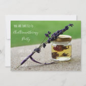 essentiële oliën voor aromatherapie kaart (Voorkant)