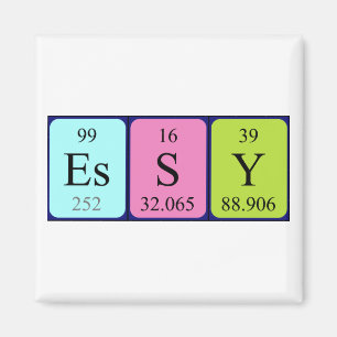 Essentiële periodieke naam magneet
