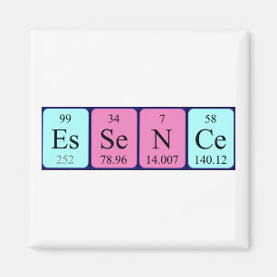 Essentiële periodieke naammagneet magneet