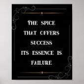 Essentiële Poster van succes (Voorkant)