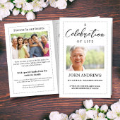 Essentiële Sjabloon van het begrafenisprogramma