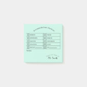 Essentiële Snelheid Tool: Accommodatie Checklist Post-it® Notes (Voorkant)