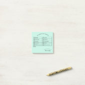 Essentiële Snelheid Tool: Accommodatie Checklist Post-it® Notes (Op bureau)