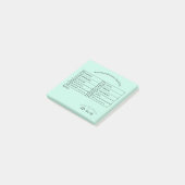 Essentiële Snelheid Tool: Accommodatie Checklist Post-it® Notes (Schuin)