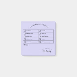 Essentiële Snelheid Tool: Accommodatie Checklist Post-it® Notes