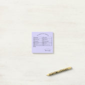 Essentiële Snelheid Tool: Accommodatie Checklist Post-it® Notes (Op bureau)