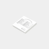 Essentiële Snelheid Tool: Accommodatie Checklist Post-it® Notes (Schuin)