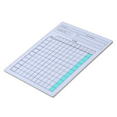 Essentiële SpEd-tool: blanco gegevensblad (proeven Notitieblok (Schuin)