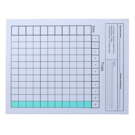 Essentiële SpEd-tool: blanco gegevensblad (proeven Notitieblok