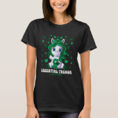 Essentiële Tremor Awareness Maand Groen Lint Unic T-shirt (Voorkant)