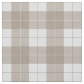 Essentiële Umber Bruine Plaid Stof (Swatch)