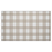 Essentiële Umber Bruine Plaid Stof (Fat Quarter)