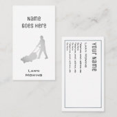 "Essentiële Visitekaartjes voor de verzorging" (Voorkant / Achterkant)