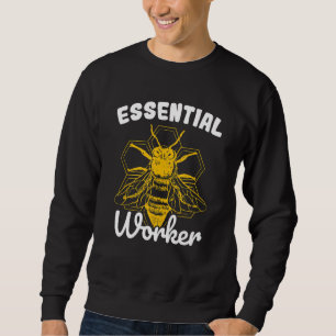 Essentiële werknemers die bijen houden trui